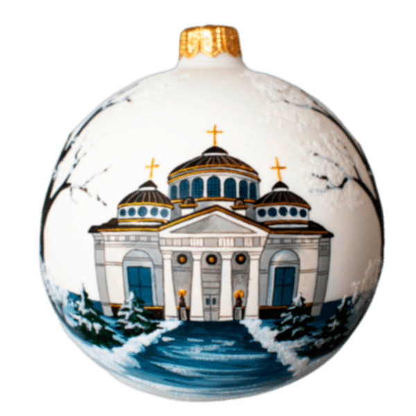 Маленькое стеклянное украшение